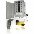 Connecticut Electric 30A 10 Circuit G2 Manual Transfer Switch Kit W/ 30 A Inlet and 25Ft Cord EGS107501G2K25